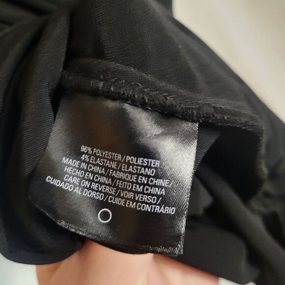 Black Draping Surplus Stretchy Top - Picture 6 of 10